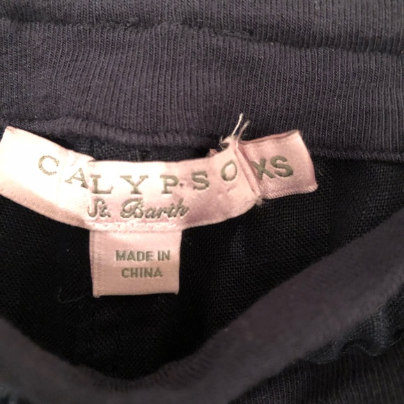 Calypso Linen Drawstring Pants - Picture 3 of 5